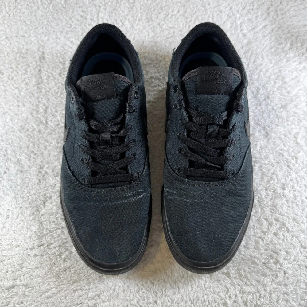 Nike SB Check Solar Canvas Shoes Black Anthracite CD6279-001 Mens Size 8 Skater